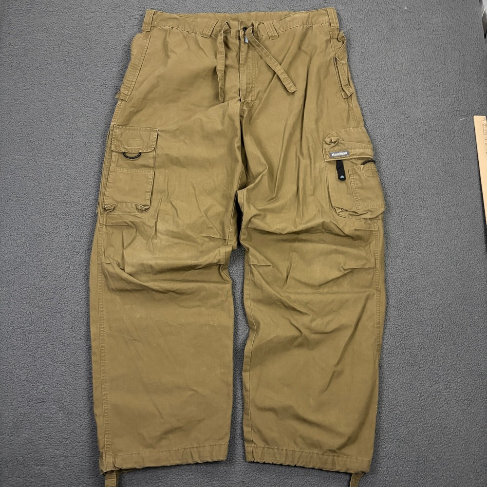 Vintage Y2K Nike ACG Cargo Pants Mens Large Baggy Ripstop Paratroop Parachute